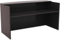 Alera ALE Valencia Series Reception Desk w/Counter,71w x 35 1/2d x 42 1/2h, Espresso