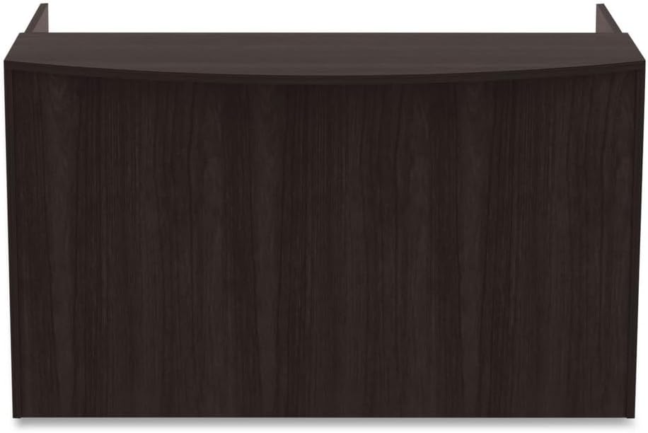 Alera ALE Valencia Series Reception Desk w/Counter,71w x 35 1/2d x 42 1/2h, Espresso